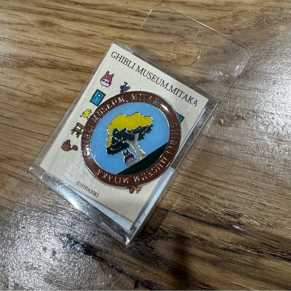 Ghibli Museum Mitaka Totoro Under the Tree Pin Brooch Japan Exclusive NWT Rare C